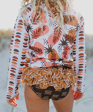 Load image into Gallery viewer, Boho Rash Guard Swimsuit - littlelightcollective