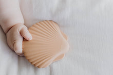 Load image into Gallery viewer, Silicone Teether - Clay Seashell - littlelightcollective