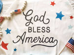 God Bless America Banner - littlelightcollective