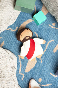Jesus Plush Rattle Doll | Christian Toy - littlelightcollective