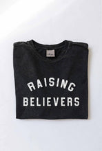 Load image into Gallery viewer, Pre-Order RAISING BELIEVERS Mineral Washed Graphic Top - littlelightcollective