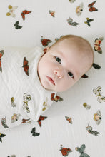 Load image into Gallery viewer, Butterfly Migration Crib Sheet - littlelightcollective