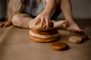 Pre-Order Two Tone Stacking Stones - littlelightcollective