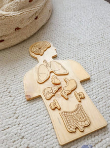 Wooden Anatomy Puzzle - littlelightcollective