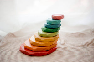 Coloured Stacking Stones - littlelightcollective