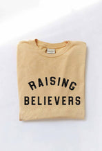 Load image into Gallery viewer, Pre-Order RAISING BELIEVERS Mineral Washed Graphic Top - littlelightcollective