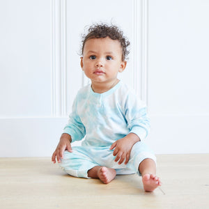 Organic Baby French Terry Coverall USA Made - littlelightcollective