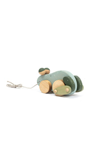 Pre-Order Pull Toy Frog - littlelightcollective