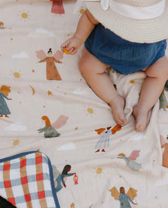 Reversible Deluxe Muslin Quilt | Baby Blanket - littlelightcollective