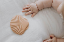 Load image into Gallery viewer, Silicone Teether - Clay Seashell - littlelightcollective