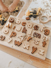 Load image into Gallery viewer, Natural Lowercase Letter Puzzle - littlelightcollective