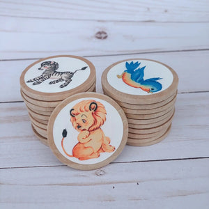 Retro Vintage Animal Matching Game - littlelightcollective