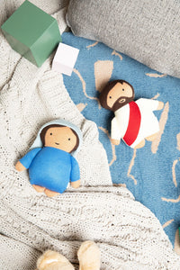 Jesus Plush Rattle Doll | Christian Toy - littlelightcollective