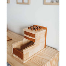 Load image into Gallery viewer, Montessori Cylinder post box - littlelightcollective