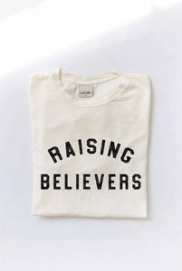 Pre-Order RAISING BELIEVERS Mineral Washed Graphic Top - littlelightcollective