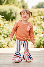 Load image into Gallery viewer, Let Love Grow Organic Sweatshirt - Coral Orange - littlelightcollective