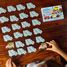 Load image into Gallery viewer, Trucks and a Bus Little Matching Game - littlelightcollective