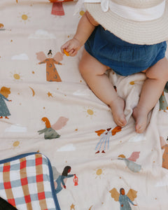 Reversible Deluxe Muslin Quilt | Baby Blanket - littlelightcollective