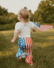Load image into Gallery viewer, Keely Exaggerated Bell Bottoms - Patriotic Stars &amp; Stripes