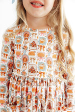 Load image into Gallery viewer, Give Thanks L/S Pocket Twirl Dress