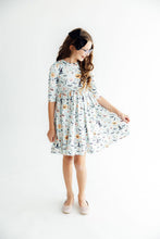 Load image into Gallery viewer, Ghouls Rule 3/4 Sleeve Pocket Twirl Dress