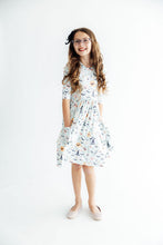 Load image into Gallery viewer, Ghouls Rule 3/4 Sleeve Pocket Twirl Dress