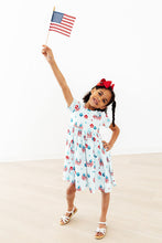 Load image into Gallery viewer, Home of the Brave S/S Pocket Twirl Dress