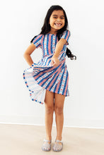 Load image into Gallery viewer, All-American Girl S/S Pocket Twirl Dress