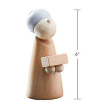 Load image into Gallery viewer, Natural Wood Nativity Set