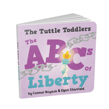 Load image into Gallery viewer, The Tuttle Toddlers ABCs of Liberty - littlelightcollective
