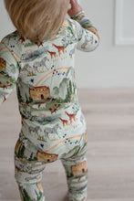 Load image into Gallery viewer, Noah's Ark Convertible Romper - littlelightcollective