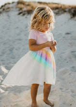 Load image into Gallery viewer, Light Pink Rainbow Dress - littlelightcollective
