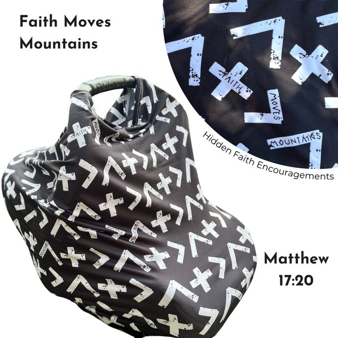 Multi-Use Carseat Nursing Cover: Covered in Faith - littlelightcollective