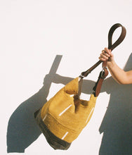 Load image into Gallery viewer, Mustard Lined Mudcloth Tote - littlelightcollective