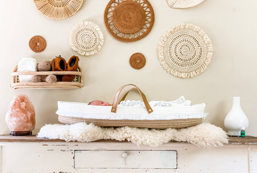 Coastfully Yours Orgininal Cotton Rope Baby Changing Basket - littlelightcollective