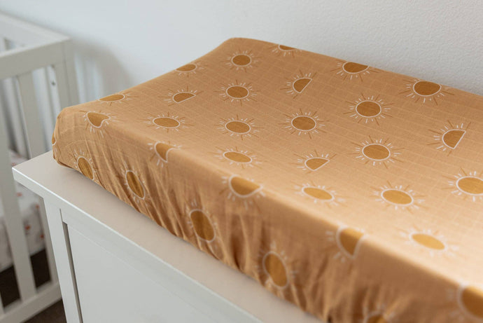 Golden Hour Changing Pad Cover - littlelightcollective