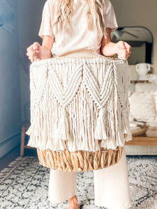Tori Macrame Basket - littlelightcollective