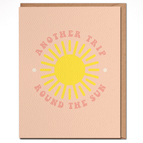 Another Trip Round The Sun - Birthday Card - littlelightcollective