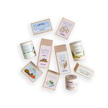 Load image into Gallery viewer, 10 Piece Vegan Wooden Play Food Set (Almond + Oat Milk) - littlelightcollective