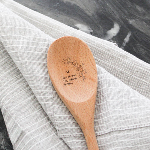 Secret Ingredient - Beechwood Serving Spoon - littlelightcollective