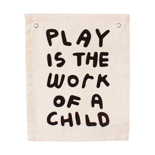 Play is the work of a child banner - littlelightcollective
