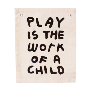 Play is the work of a child banner - littlelightcollective