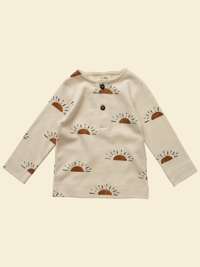 Long-Sleeve Organic Tee - Sunset - littlelightcollective