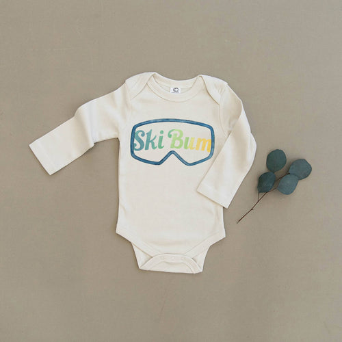 Ski Bum Organic Onesie - littlelightcollective