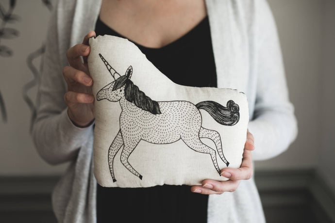 Unicorn Pillow - littlelightcollective