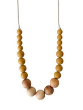 Load image into Gallery viewer, The Landon - Mustard Yellow Teething Necklace - littlelightcollective