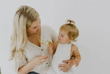 Load image into Gallery viewer, The Landon - Mustard Yellow Teething Necklace - littlelightcollective