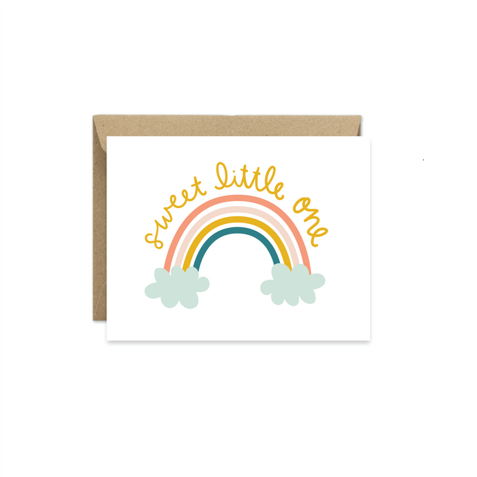 Sweet Little One Baby Card - littlelightcollective