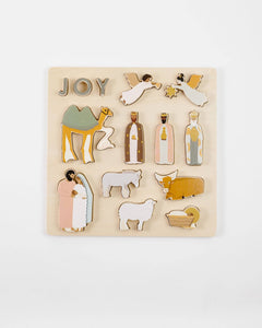 Pre-Order Nativity Wooden Puzzle - littlelightcollective