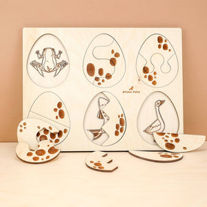 Crack the Egg Wooden Puzzle by Stuka Puka - littlelightcollective